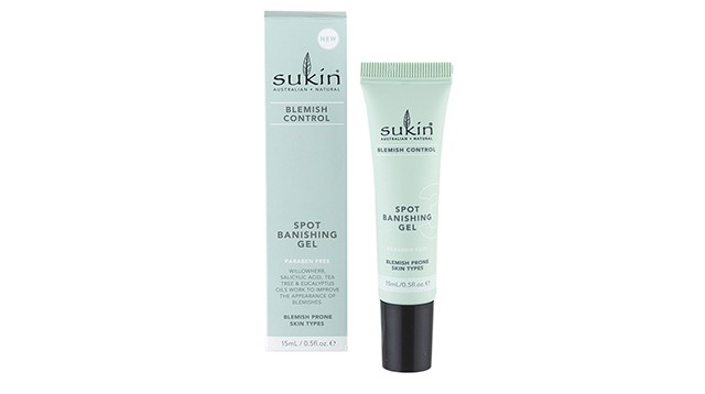 Sản phẩm Sukin blemish control spot banishing gel. Ảnh: Internet 