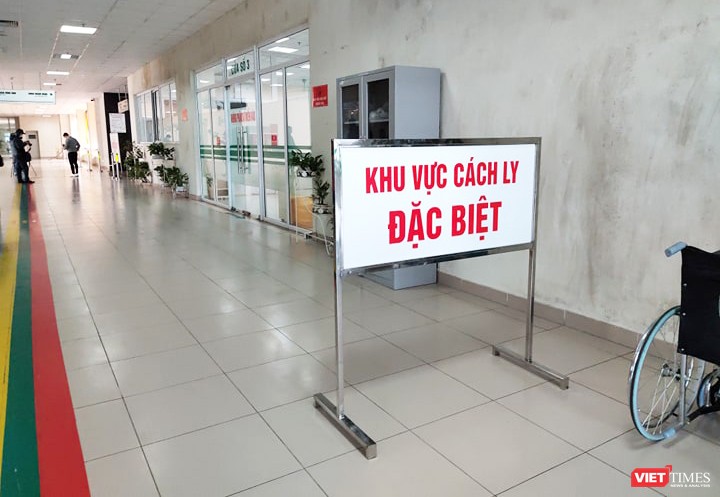 Khu vực cách ly đặc biệt tại Bệnh viện Bệnh Nhiệt đới Trung ương. Ảnh: Minh Thúy 