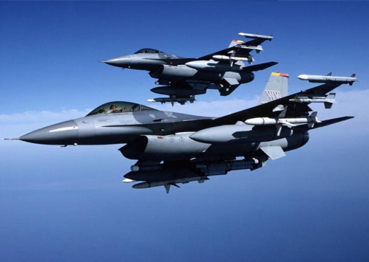 Tiêm kích F-16 do Mỹ sản xuất.