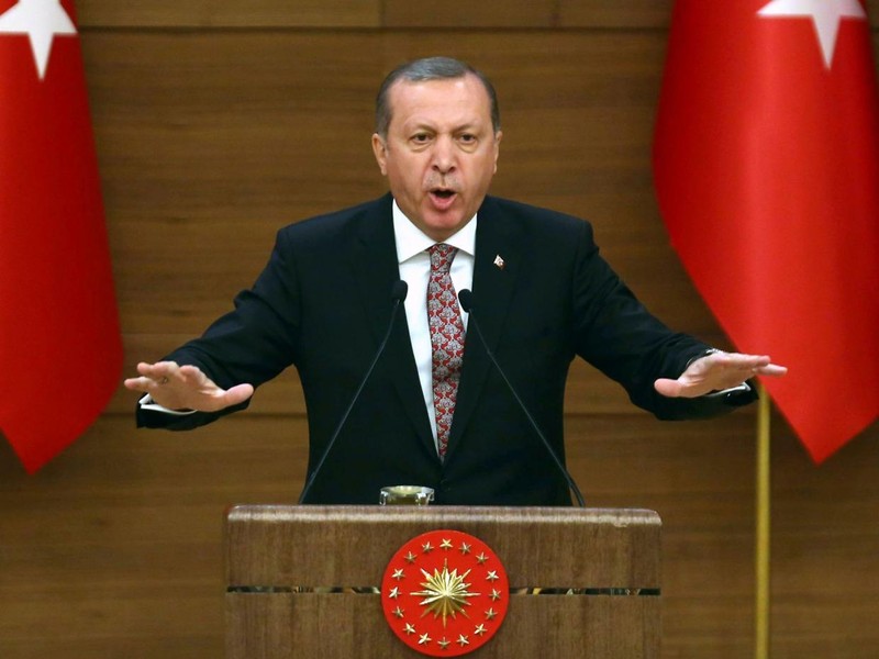 Tổng thống Thổ Nhĩ Kỳ Erdogan.