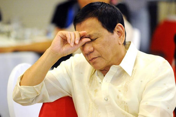 Tổng thống Philippines Rodrigo Duterte.