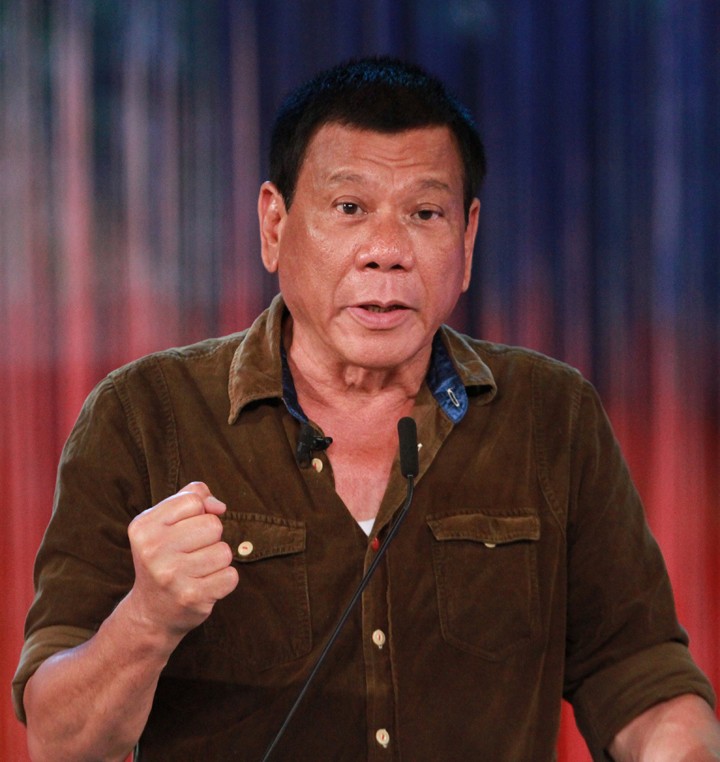 Tổng thống Philippines Duterte.