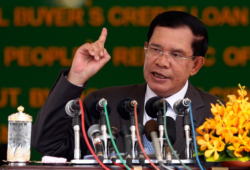 Ông Hunsen (ảnh The Cambodia Daily)