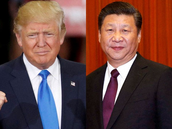 Tổng thống Mỹ mới đắc cử và Chủ tịch Trung Quốc (ảnh minh họa)