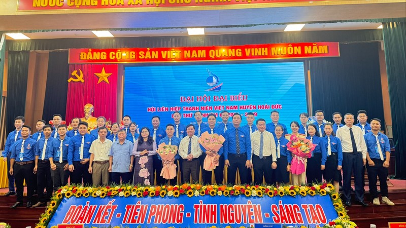 Hội Liên hiệp thanh niên Việt Nam huyện Hoài Đức (Hà Nội) tổ chức thành công Đại hội đại biểu lần thứ VI.