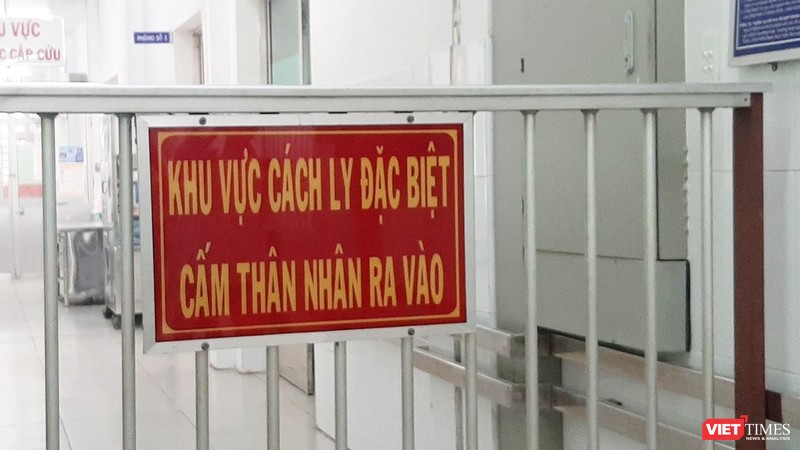 Khu cách ly BV Chợ Rẫy TP.HCM. Ảnh: N.T