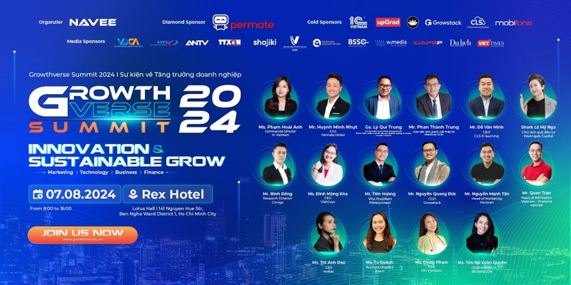 Khởi động GrowthVerse Summit 2024: Cú hích mạnh mẽ thúc đẩy tăng trưởng cho doanh nghiệp Việt