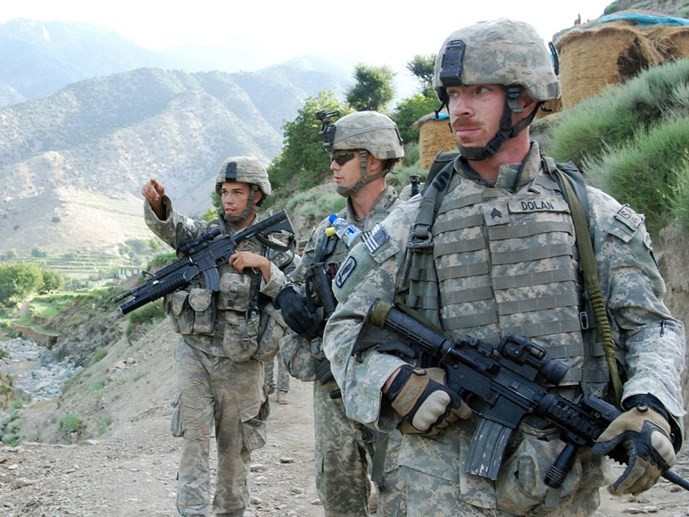 Lính dù Mỹ tại Afghanistan - Ảnh: Lục quân Mỹ