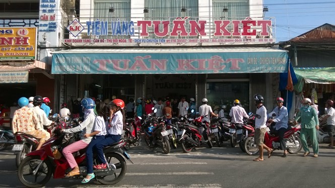 Tiệm vàng Tuấn Kiệt - Ảnh: Công Khanh