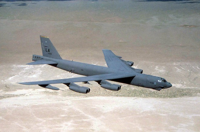 Một máy bay ném bom B-52H của Mỹ. Ảnh: US Air Force