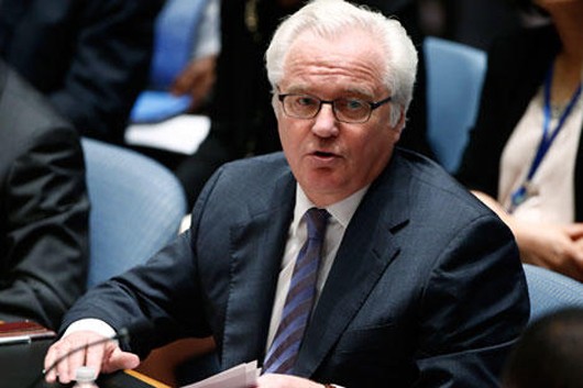 Đại sứ Nga tại LHQ Vitaly Churkin. Ảnh: Reuters