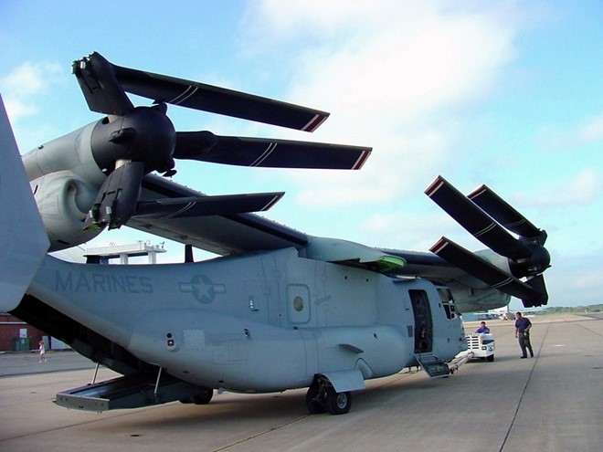 Máy bay V-22 Osprey của Boeing. Ảnh:Wilkipedia