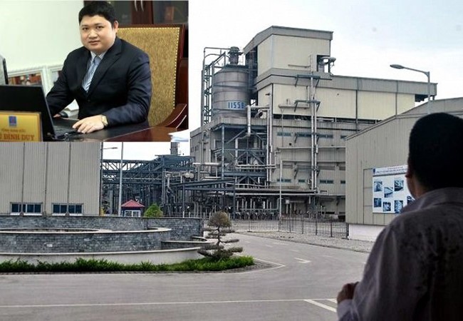 Ông Duy và nhà máy sản xuất xơ sợi polyeste Đình Vũ đang thua lỗ nặng nề.