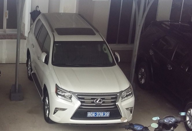 Một trong hai xe Lexus GX460 được Công ty Công lý tặng cho tỉnh Cà Mau - Ảnh: CTV