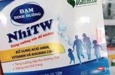 Lô sản phẩm thực phẩm bảo vệ sức khỏe Đạm dinh dưỡng Nhi TW có vi phạm