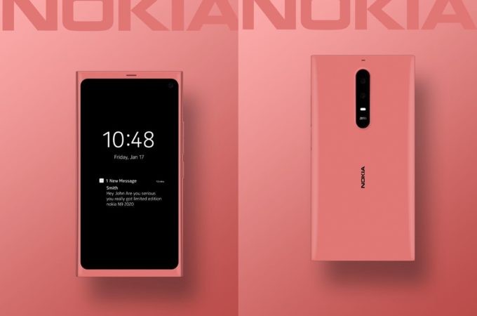 Hình ảnh render của chiếc Nokia N9 2020 (Ảnh: Gizchina)