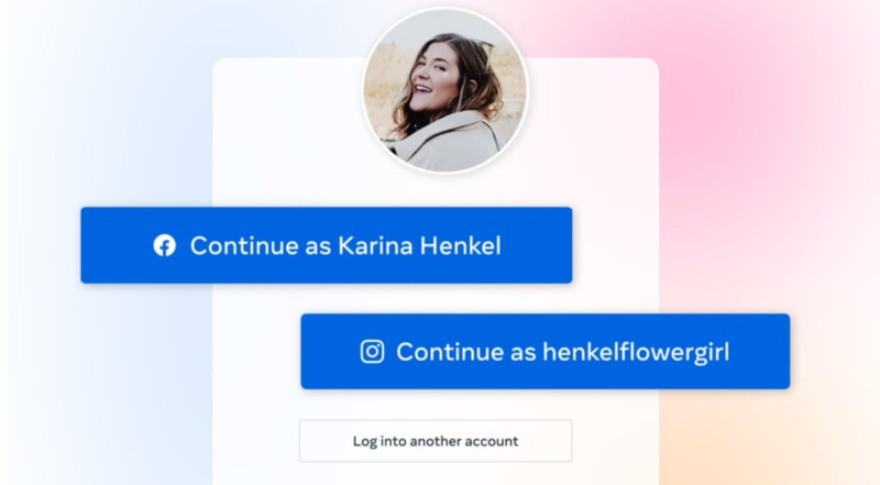 Người dùng có thể chuyển đổi dễ dàng tài khoản Facebook và Instagram nhờ cung cụ mới của Meta (Ảnh: PetaPixel)