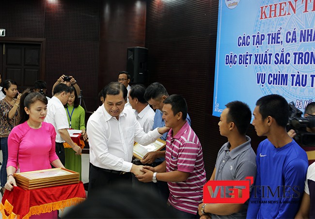 Đà Nẵng, Thảo Vân 02, chìm tàu, cứu nạn, Chủ tịch TP, Huỳnh Đức Thơ, tri ân, vinh danh, VietTimes