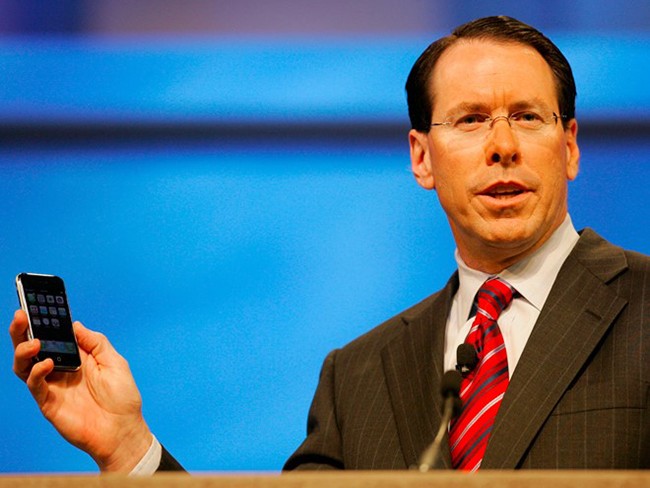 Randall Stephenson, Giám đốc điều hành của AT&T. Ảnh: AP.