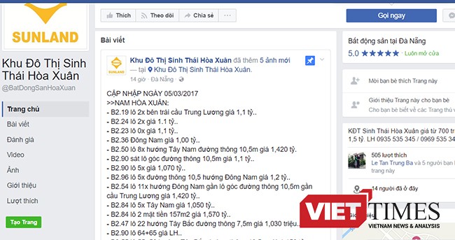 VietTimes, Đà Nẵng, bất động sản, đốt nóng, đất nền, lướt sóng, sốt đất