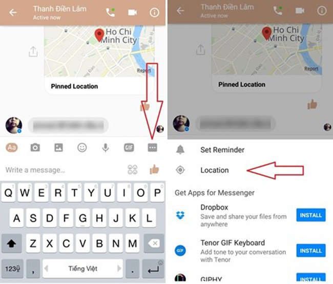  Facebook Messenger vừa được bổ sung tính năng mới mang tên Live Location, cho phép người dùng dễ dàng chia sẻ vị trí hiện tại của mình theo thời gian thực với bạn bè