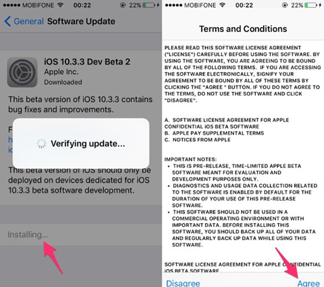 Apple vừa chính thức tung ra bản cập nhật iOS 10.3.3 Beta 2 nhằm cải thiện hiệu suất thiết bị và sửa các lỗi còn tồn đọng trước đó.