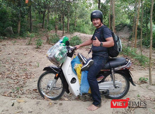 nghiện nhặt rác, Sơn Trà, môi trường, Đà Nẵng, VietTimes