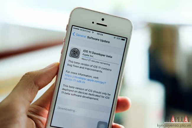 Người dùng đã có thể tải về và trải nghiệm trước iOS 11 Developer Beta.