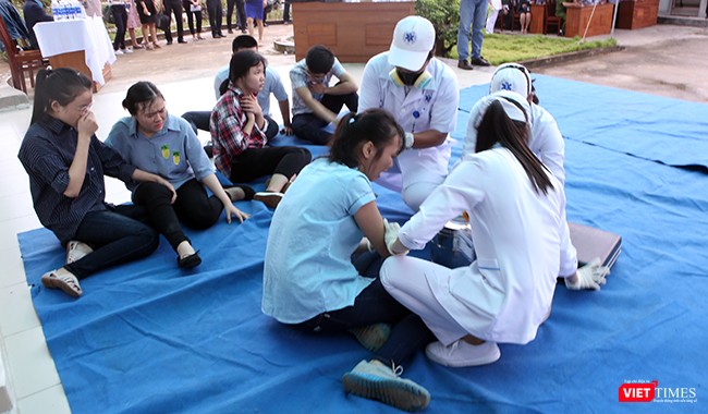 Sơ tán ra khỏi vị trí cháy nổ