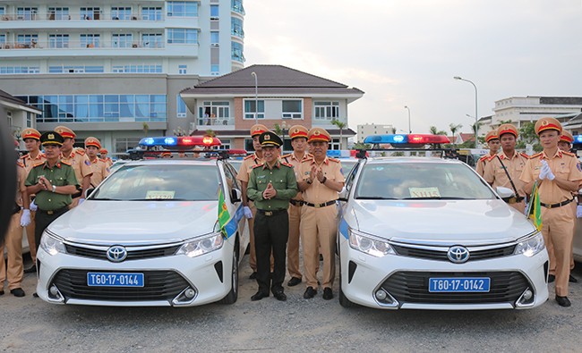 Lực lượng CSGT quyết tâm đảm bảo an toàn tuyệt đối cho Tuần lễ cấp cao APEC 2017 ảnh 13