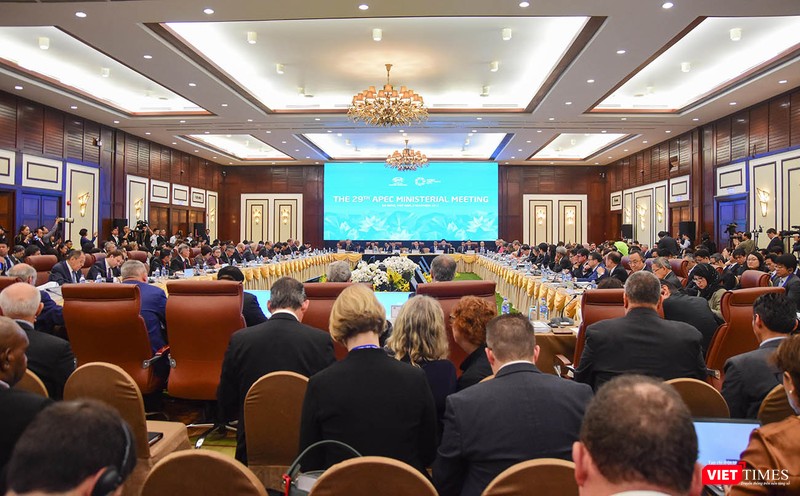Hội nghị liên Bộ trưởng Ngoại giao - Kinh tế (AMM) lần thứ 29  thống nhất trình văn kiện với 4 nội dung quang trọng lên Hội nghị thượng đỉnh APEC diễn ra trong ngày mai