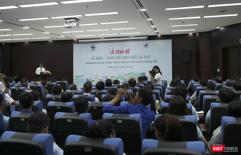 Sáng 31/8, UBND TP Đà Nẵng phối hợp cùng WWF-Việt Nam tổ chức công bố Đà Nẵng trở thành “TP Xanh Quốc gia Việt Nam” giai đoạn 2017-2018.