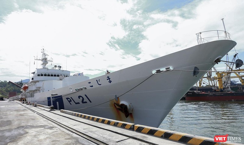 Tàu Kojima thuộc Lực lượng bảo vệ bờ biển Nhật Bản (Japan Coast Guard) tại cảng Tiên Sa.