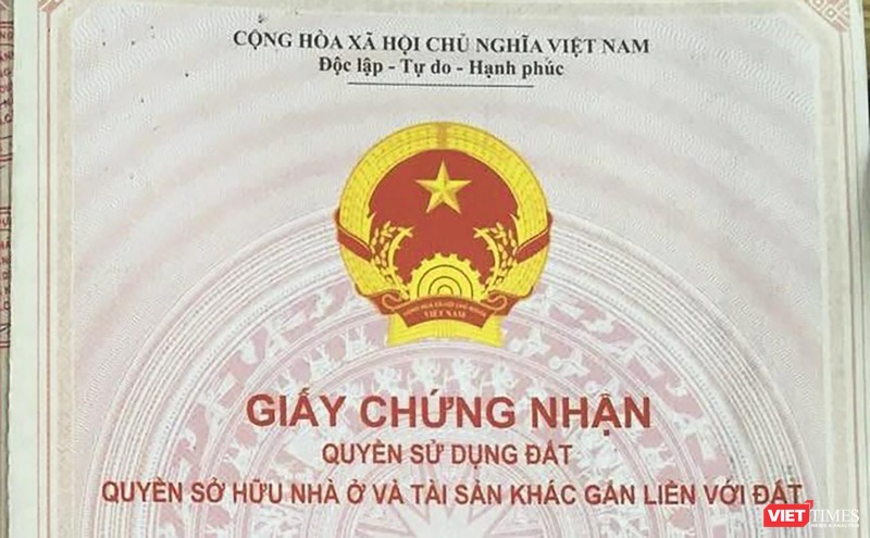 Đã xuất hiện tình trạng sử dụng "sổ đỏ" giả để giao dịch, mua bán