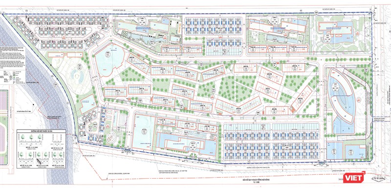 Bản đồ quy hoạch chi tiết TL 1:500 Phân khu quy hoạch số 01 - Khu nghỉ dưỡng và nhà ở cao cấp The Empire