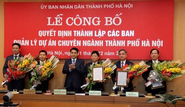 Hà Nội còn 5 Ban quản lý dự án đầu tư xây dựng