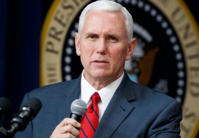 Phó Tổng thống Mỹ Mike Pence. Ảnh: VOA