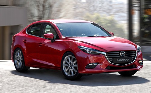 Mazda3 mới ở nước ngoài.