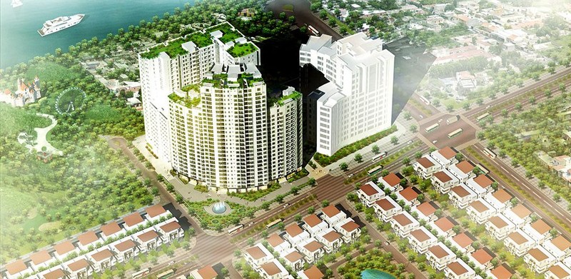 Dự án Nam Đàn Plaza có vị trí đắc địa, nằm ngay mặt đường Phạm Hùng.