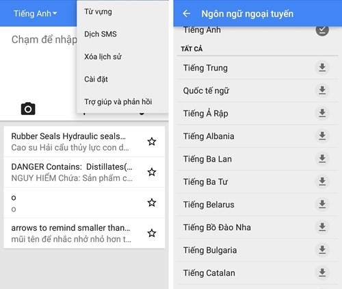 Dịch nhanh văn bản bằng camera trên thiết bị Android ảnh 4 Dịch nhanh văn bản bằng camera trên thiết bị Android ảnh 4
