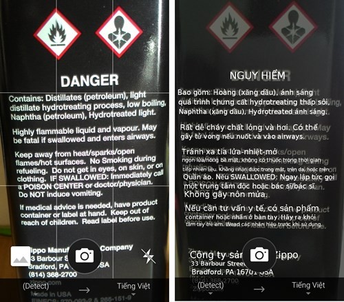 Dịch nhanh văn bản bằng camera trên thiết bị Android ảnh 2 Dịch nhanh văn bản bằng camera trên thiết bị Android ảnh 2