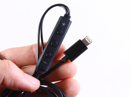 Bộ điều khiển từ xa và đầu cáp Lightning của Radius HP-NHL11.