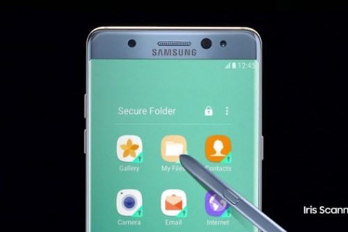 Chức năng Secure Folder trên Note 7. Chức năng Secure Folder trên Note 7.