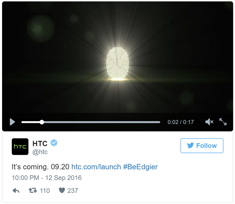 HTC tiếp tục khoe tính năng mới trên mẫu smartphone sắp ra mắt vào ngày 20/9.