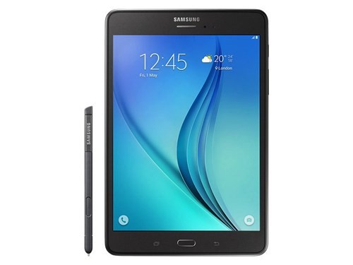 Galaxy Tab A 2016 kèm bút S Pen phiên bản màu đen.