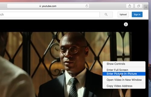 Kích hoạt PiP trên YouTube.com