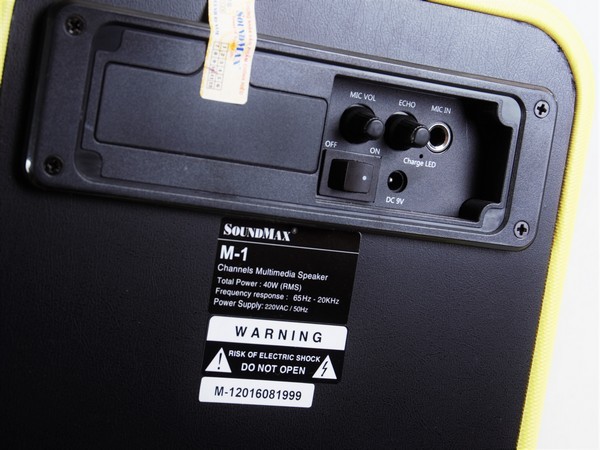 Cận cảnh loa di động đa năng Soundmax M-1 ảnh 10