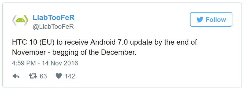 HTC 10 sẽ sớm được lên đời với nền tảng hệ điều hành mới nhất của Google.