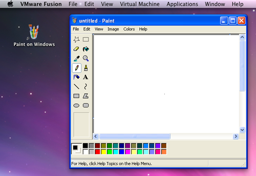 Chạy Windows XP trên Mac OS X với chế độ Unity mode. Chạy Windows XP trên Mac OS X với chế độ Unity mode.