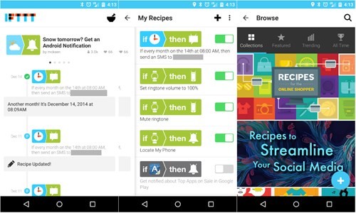 Ứng dụng IFTTT giúp tự động hóa các thiết lập Ứng dụng IFTTT giúp tự động hóa các thiết lập